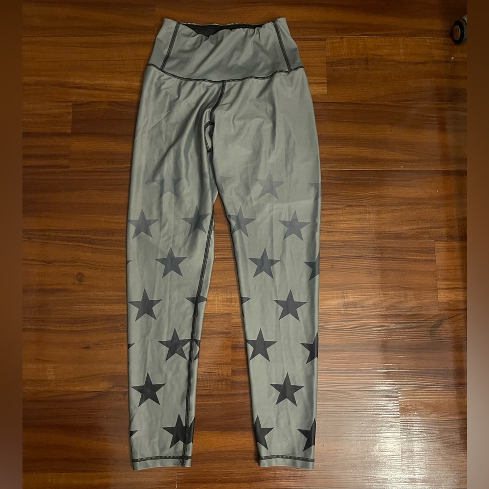 CHRLDR Large Faded Stars Olive Leggings
